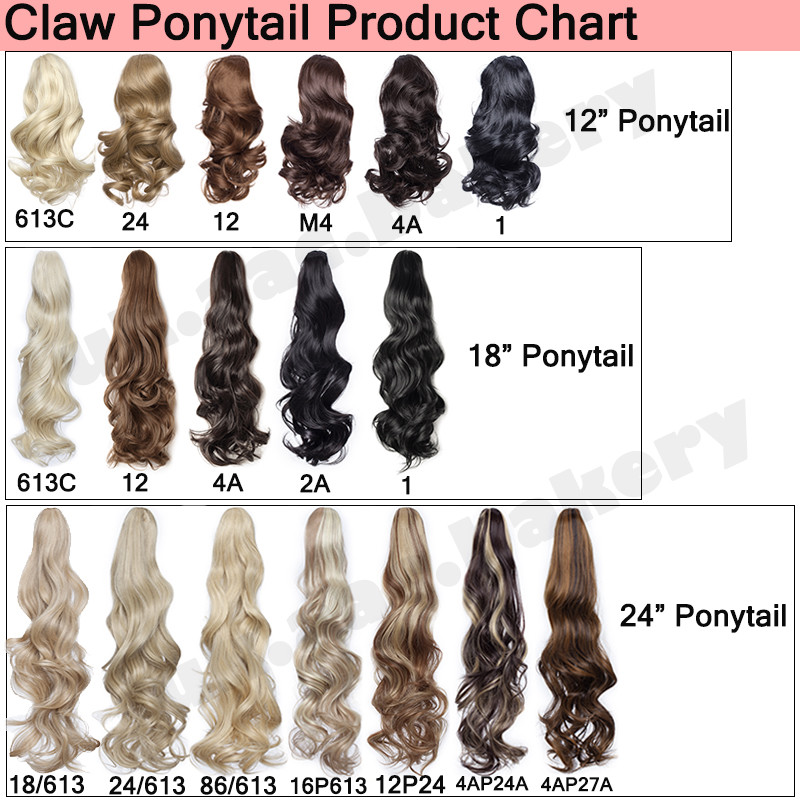 100% Natural Thick Claw Clip On Ponytail 18-26″ Long Soft As Human Hair Piece US