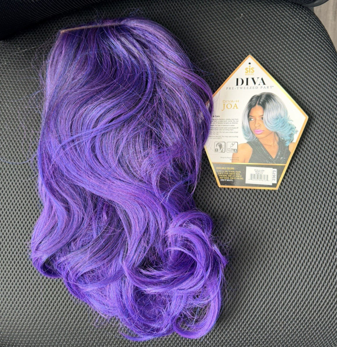Zury Sis Diva Deep Lace C Part Wig- Style Diva H Joa- Purple-Medium Length