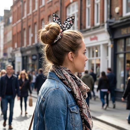 French Twist Shaper Snap Roll Sponge Curler Clips for Rabbit Hair Bun Maker