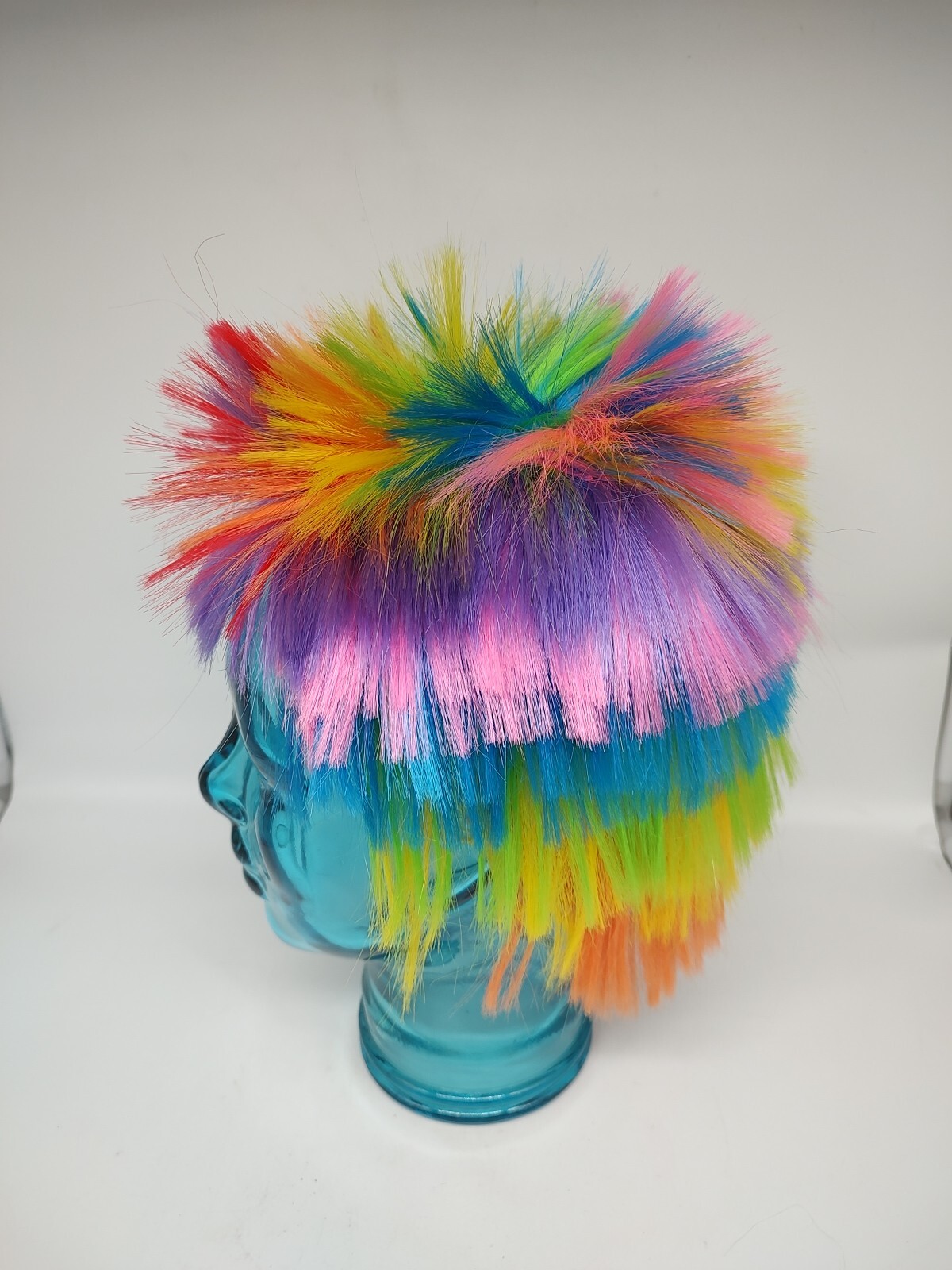 Imagineering Toyakalon Rainbow LGBTQ Gay Pride MULLET WIG,