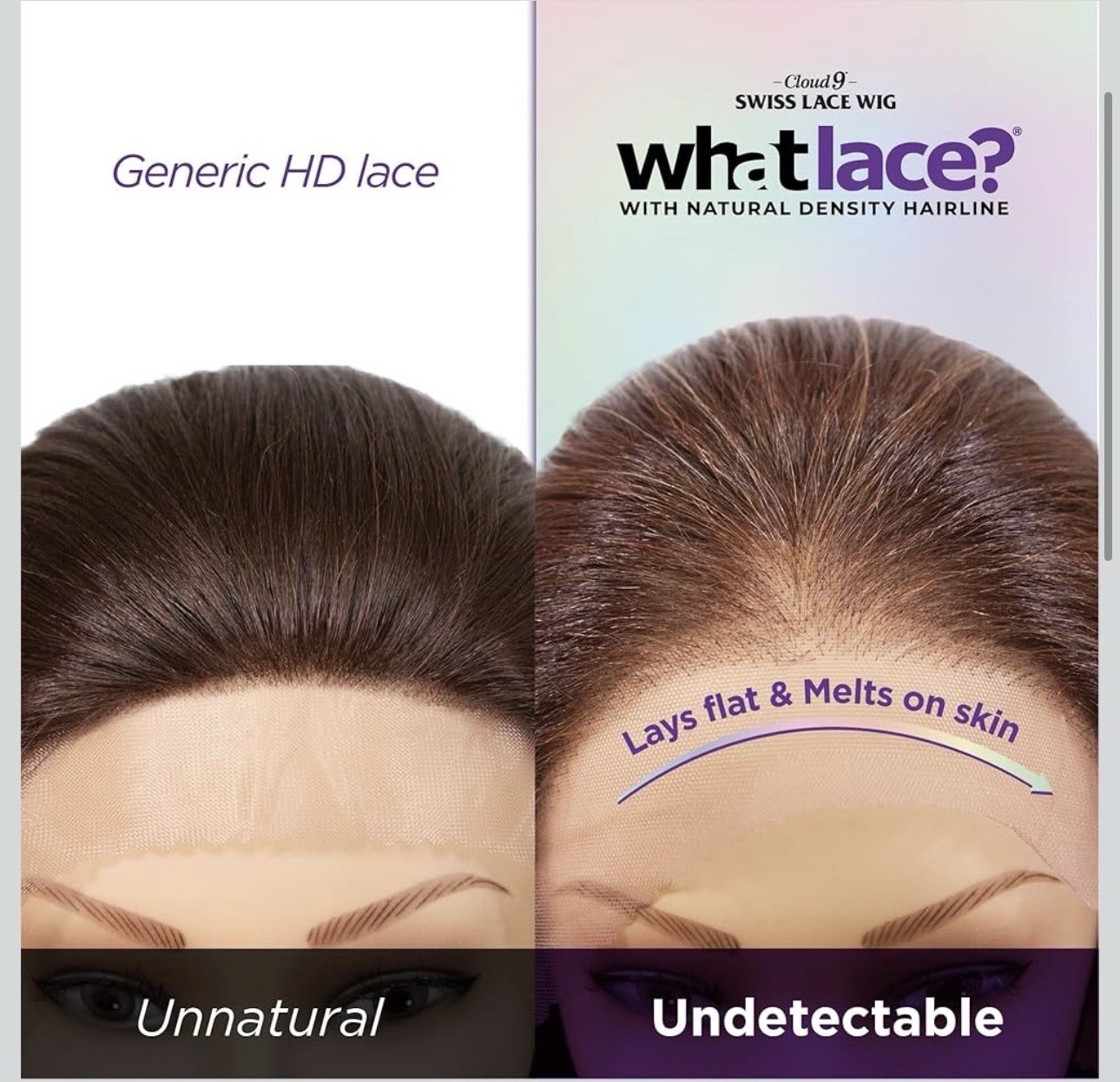 Sensational What Lace 13×6 Wig Solana Lace Front Hand Tied Glue Less Synthetic