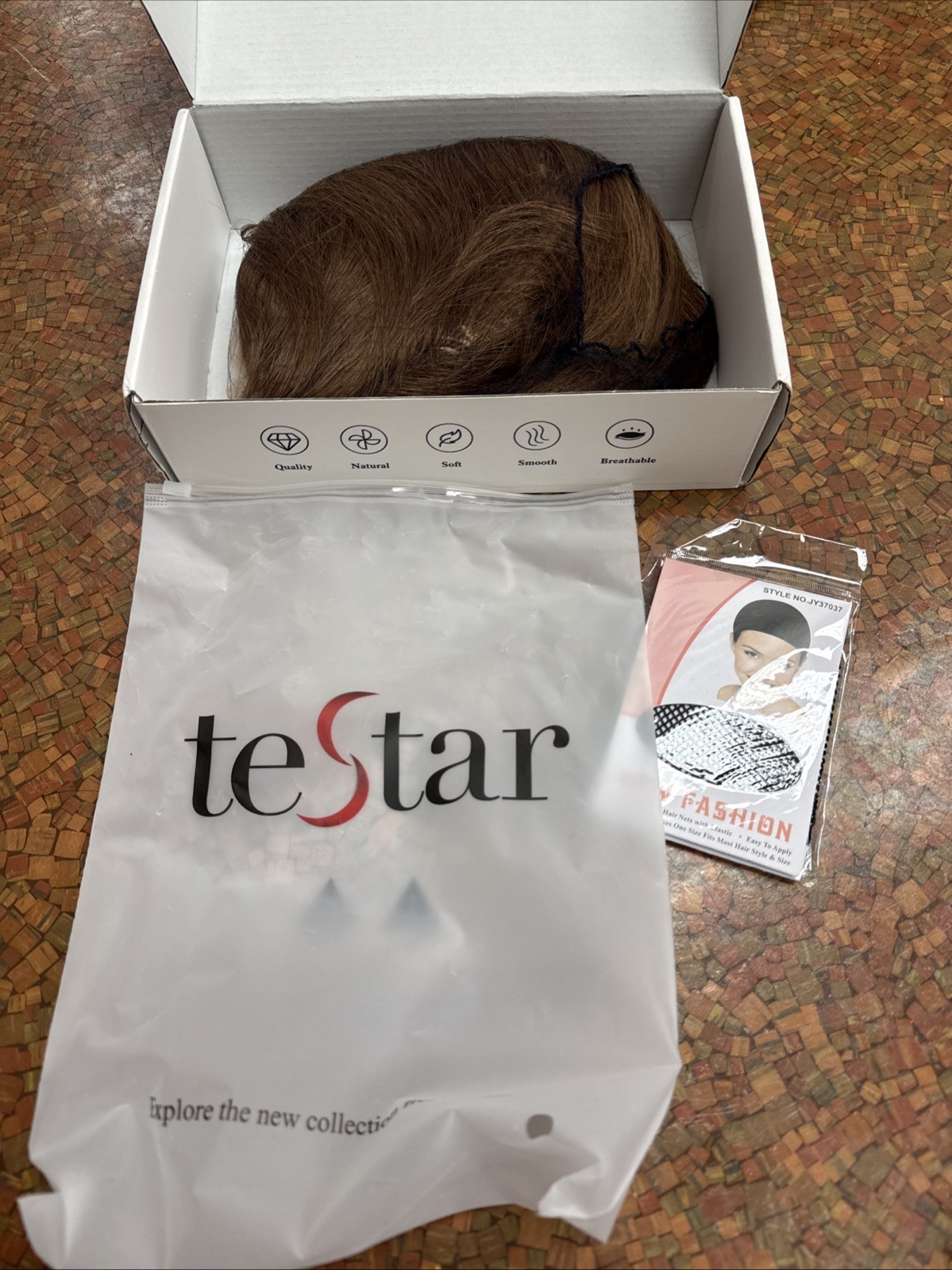 Testar 13×4 Short Brown Bob Wig Human Hair Realistic HD Lace Front Wig Hair
