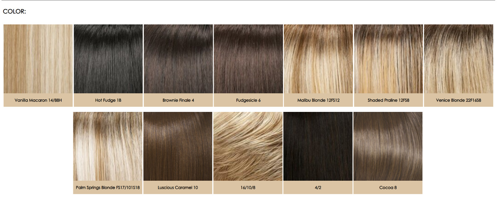 LAYLA WIG Jon Renau-22F16S8 VENICE BL-100% Human Hair-SwissLaceFront-FRENCH TOP