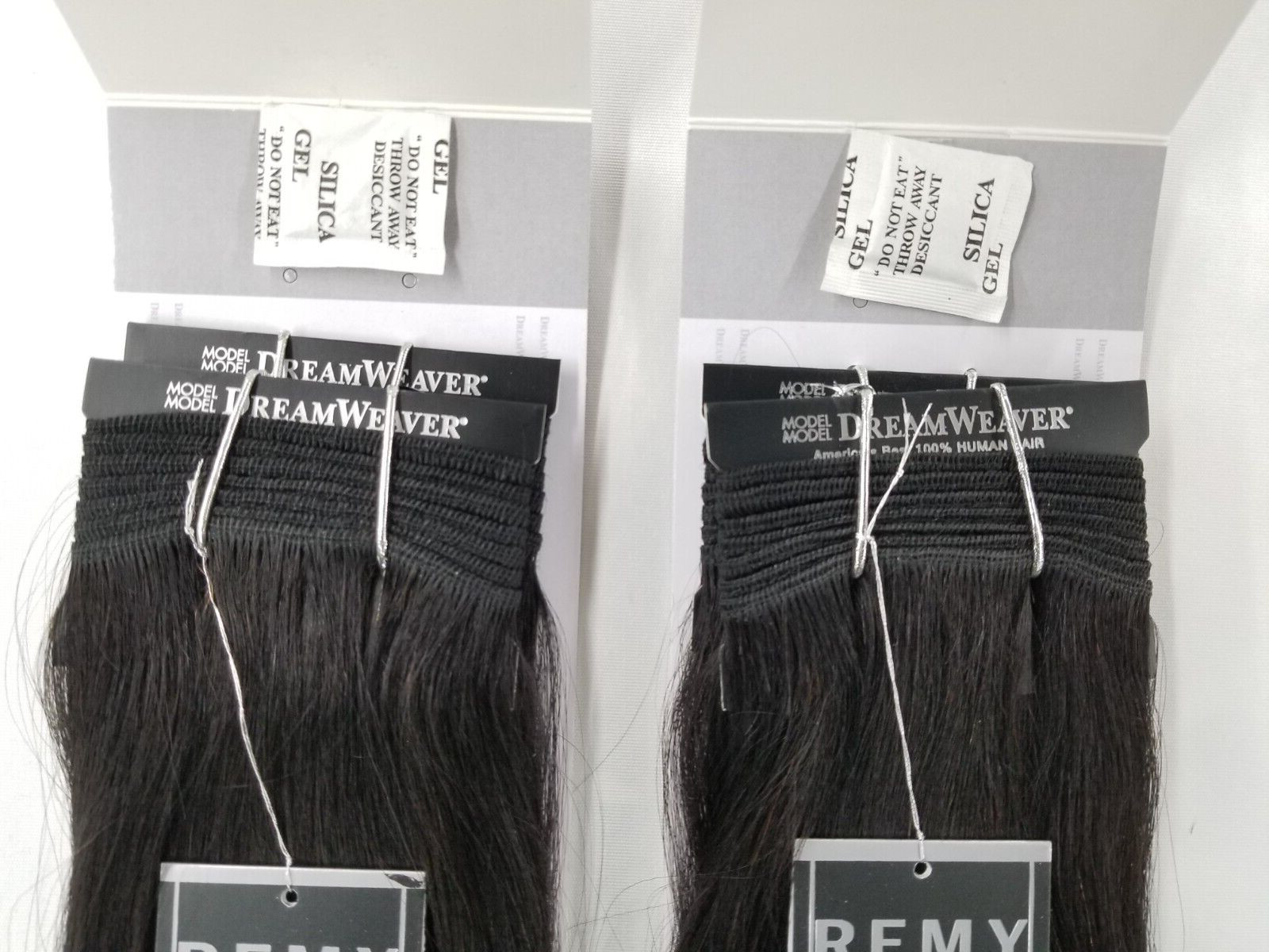 2 Packs ModelModel Remy Dreamweaver 100% Human Hair Extension 14″~Off Black