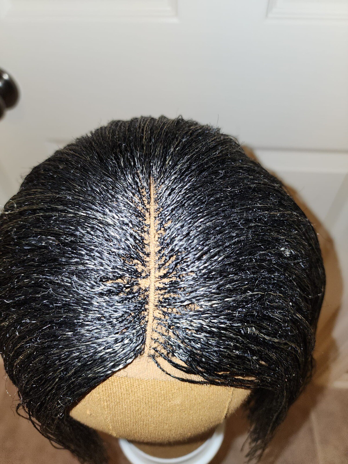 Nano braided wig lace front