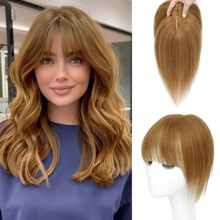 Hair Toppers for Women Real Human Hair-U Shape Toppers Hair Pieces for Women