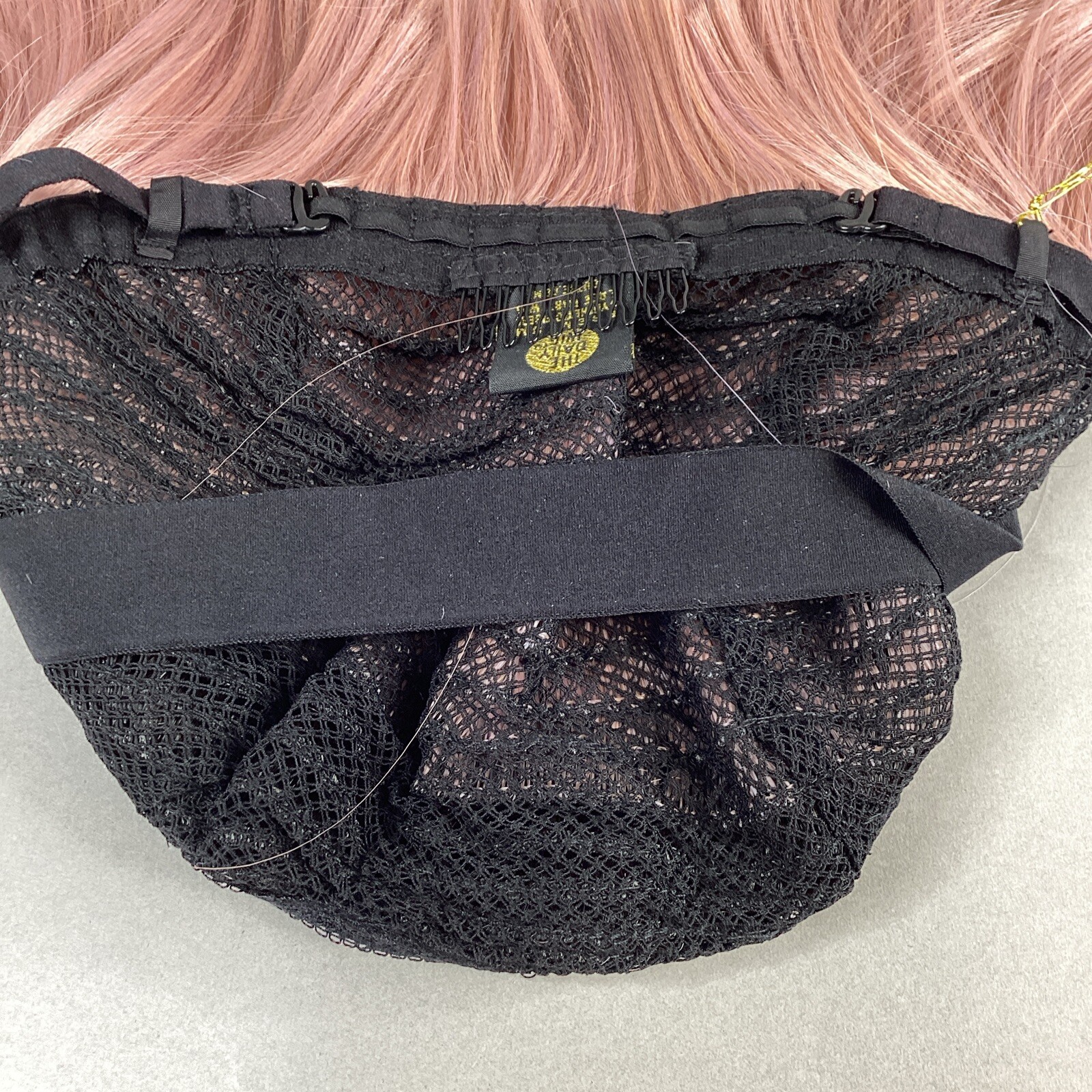 Malia Short Straight #DR4/Rose Gold Dark Brown Premium Synthetic Lace Part Wig