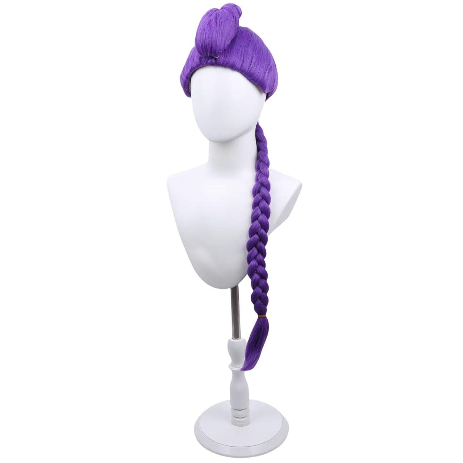 Purple Braid Wigs Long Purple Braid Wig for Kids Halloween Cosplay Costume Wigs