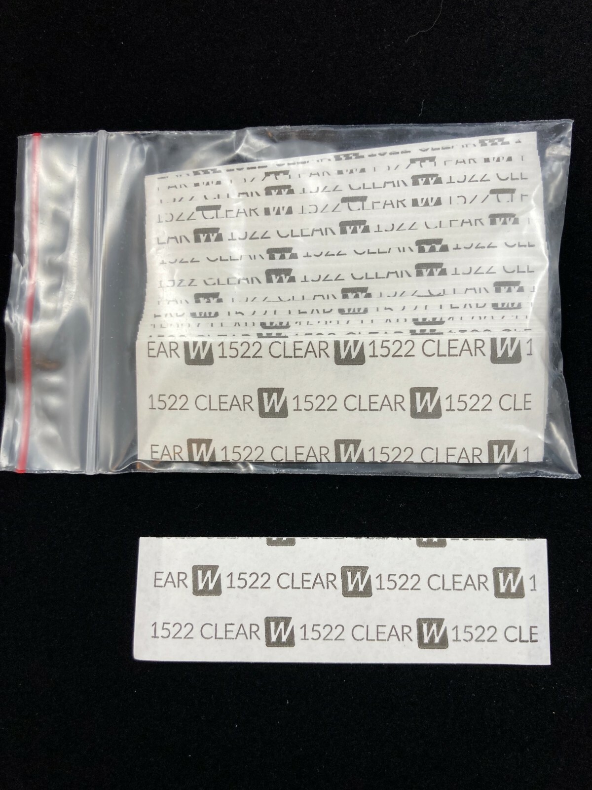 Walker 3M 1522 Hairpiece Tape 216 Pc 1” x 3” Straight Poly Wig 6 Packs PRIVATE