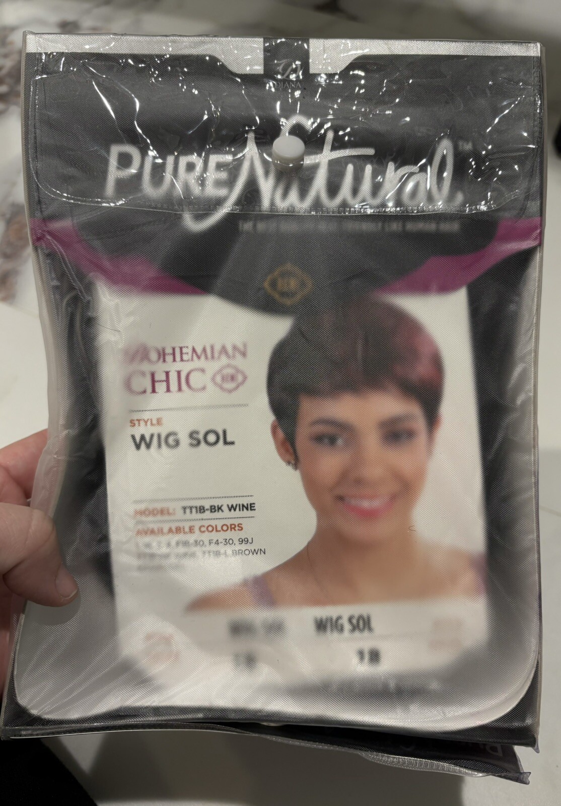 Remi – DIANA BOHEMIAN WIG Pure Natural Synthetic Full Wig Color 1B Wig Sol