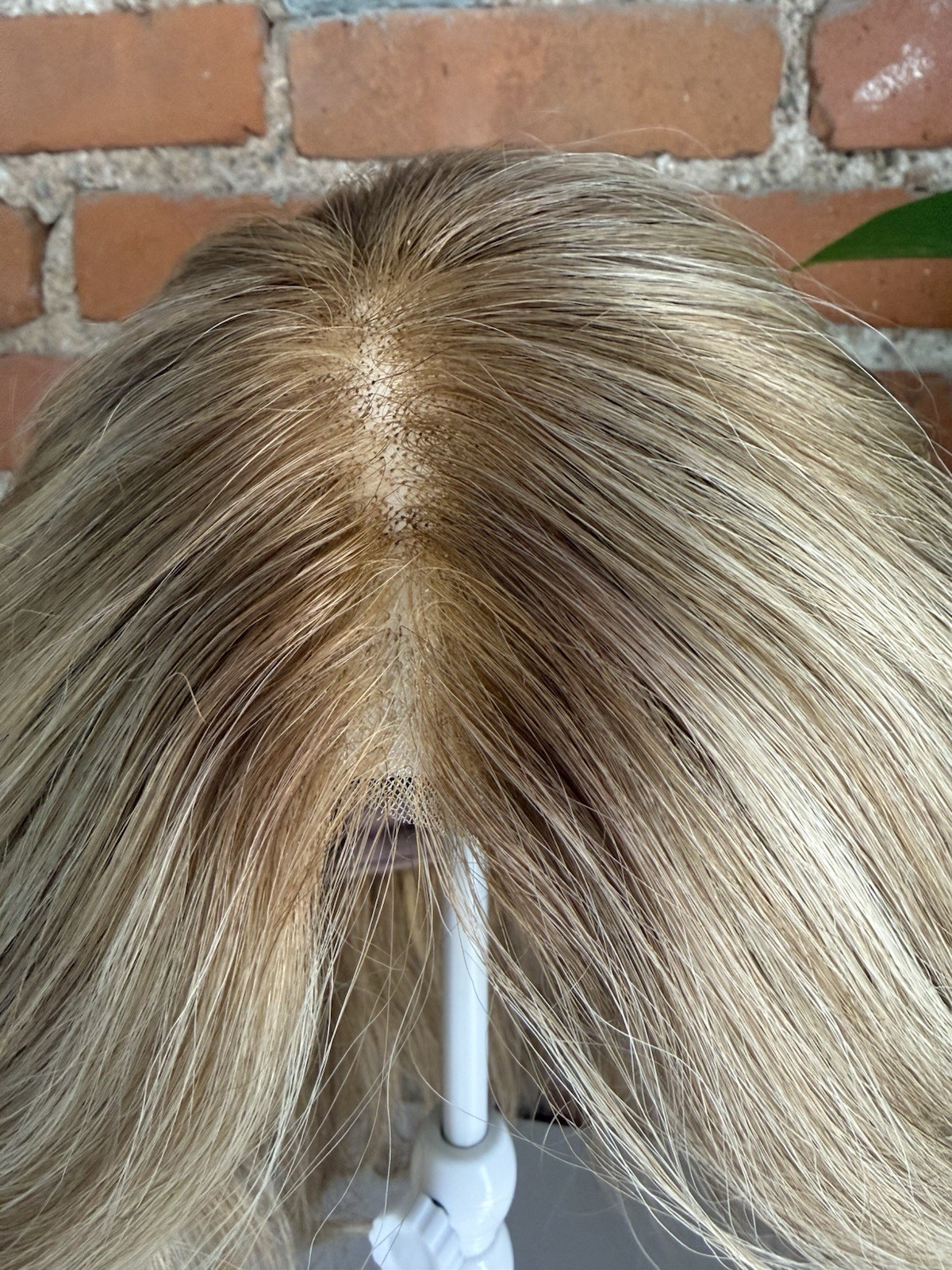 Jennifer Human Hair Wig by JON RENAU, 12FS12 Malibu Blonde Mono Top + Lace Front