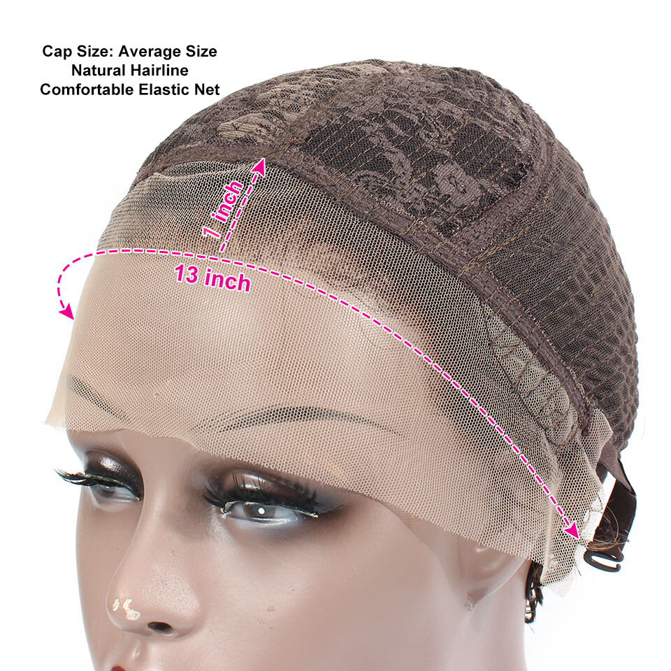 Short Ombre Blonde Curly Human Hair Lace Front Wig Wave Pixie Cut Wigs 13×1 Lace