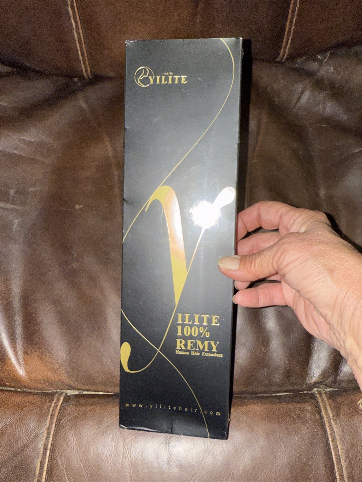 YILITE Hand Tied Invisible 14’ #1 20cm Human Hair Extensions