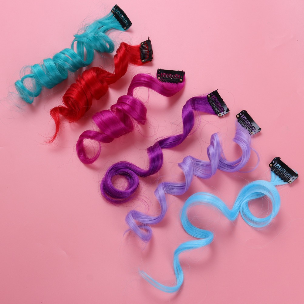 Hair Extensions Assorted Highlights Holiday Events 22Pcs 50x2x1cm
