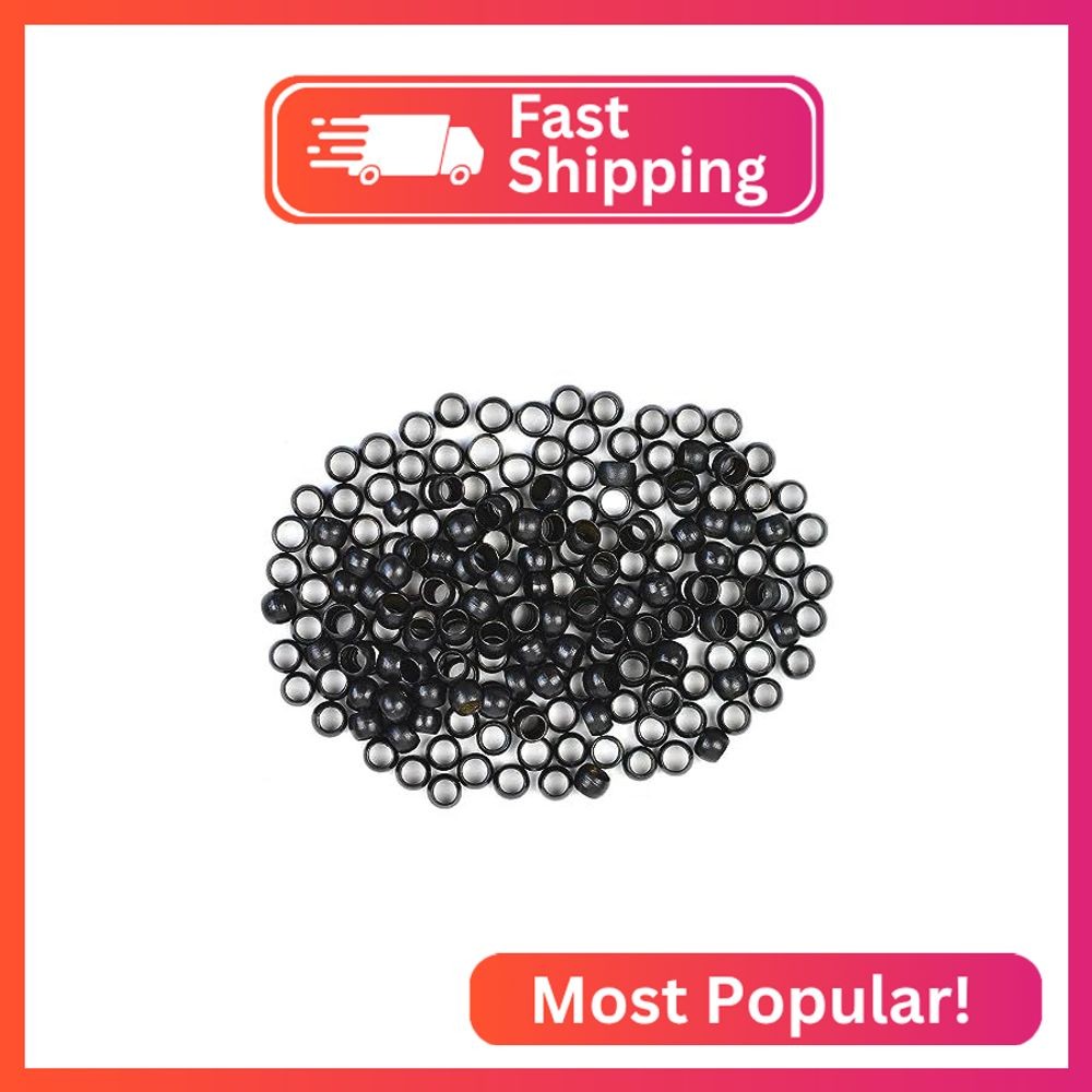 3.0mm Micro Links Beads Hair Extensions Beads Copper Micro Rings Beads Nano Bead