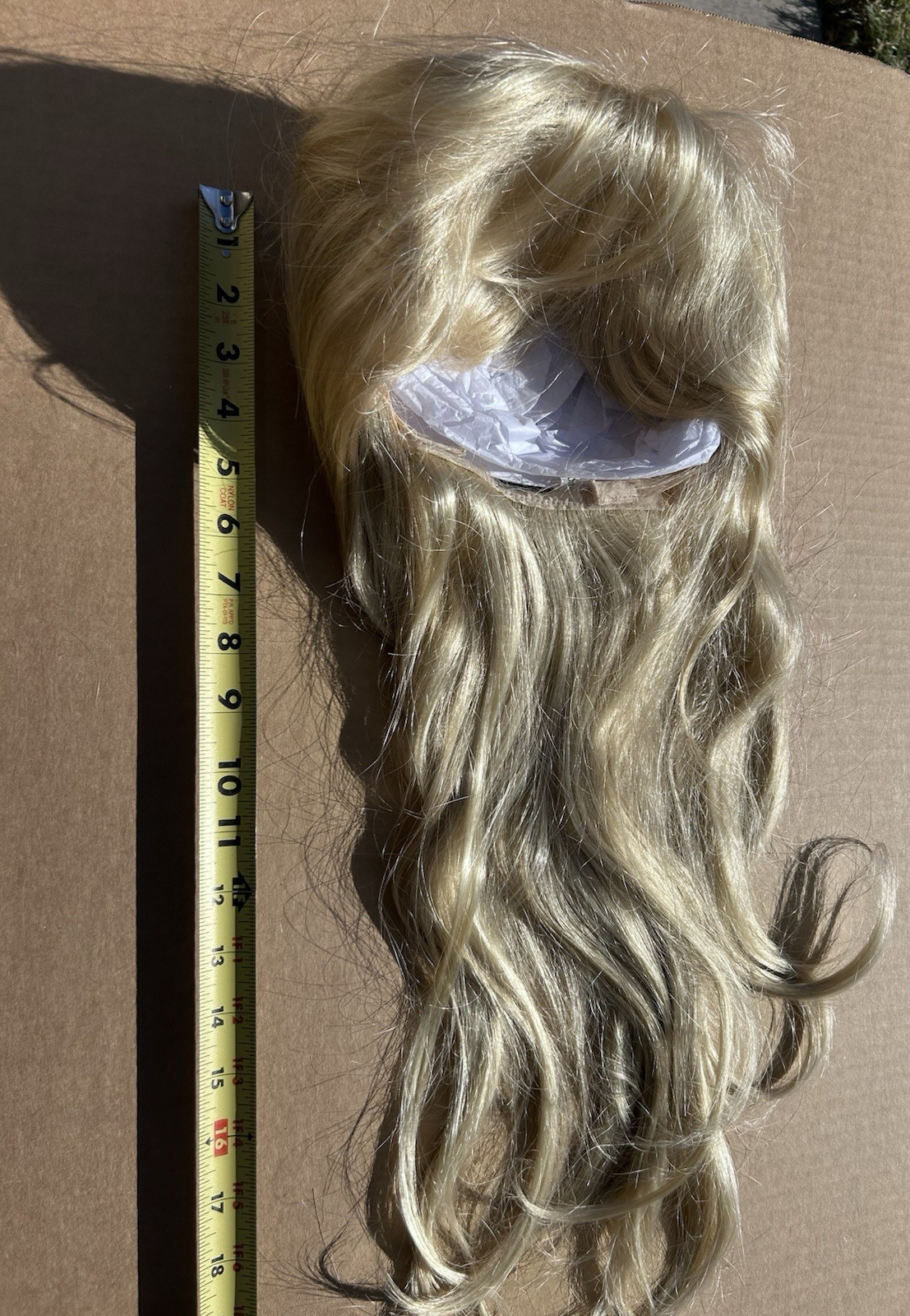 Statements Exhilarating Wig 26-613AT Blonde Bangs Average Sz TWC As Is Read