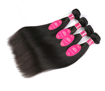 Real human hair straight wave human hair hair curtain natural color wig hair ext