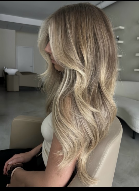 Balayage Blonde Highlight Wave 13×4 Lace Front Human Hair Wig for Women 200%