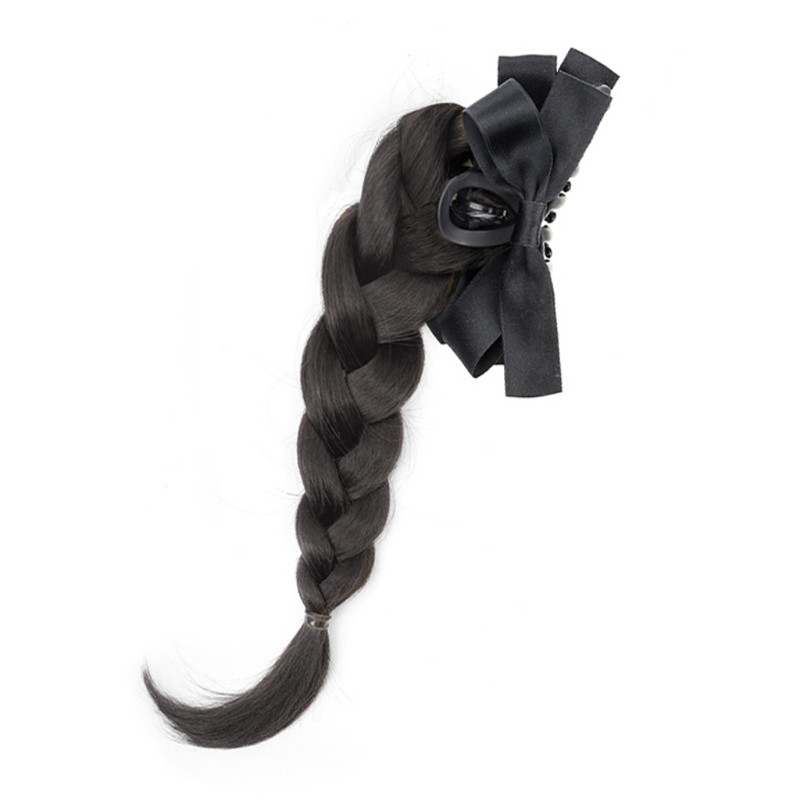 High Braid Ponytail Hair Claw Clip Braid Extension for Women Girl Everyday Wear