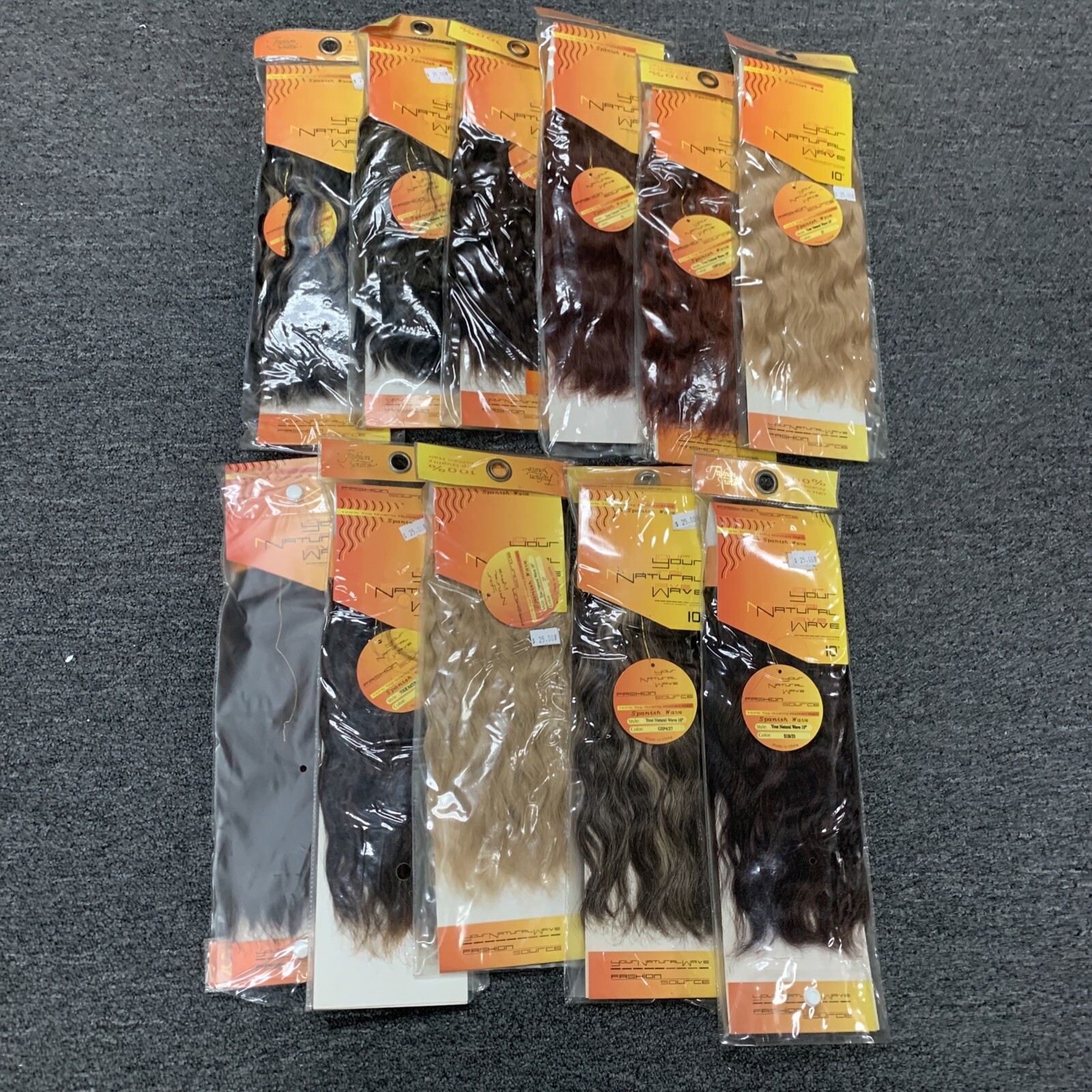 Fashion Source 100% Top Quality Human Hair ~ Spanish Wave ~ 10″ ~ Choose Color