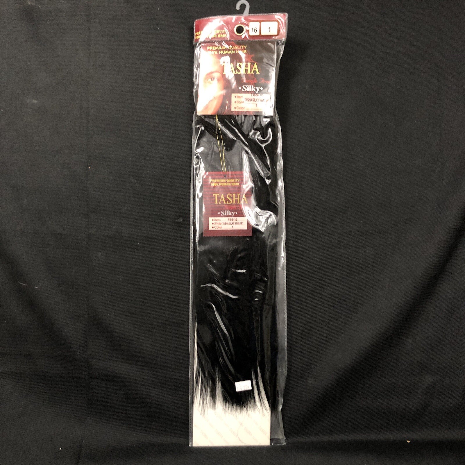 Tasha Silky WVG 16” Color 1 ~ 100% Human Hair TSS-16