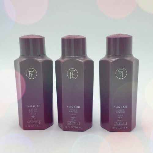 3 Pk – TPH BY TARAJI Soak It Off Wig & Install Soak. Wig Refresher and Detangler