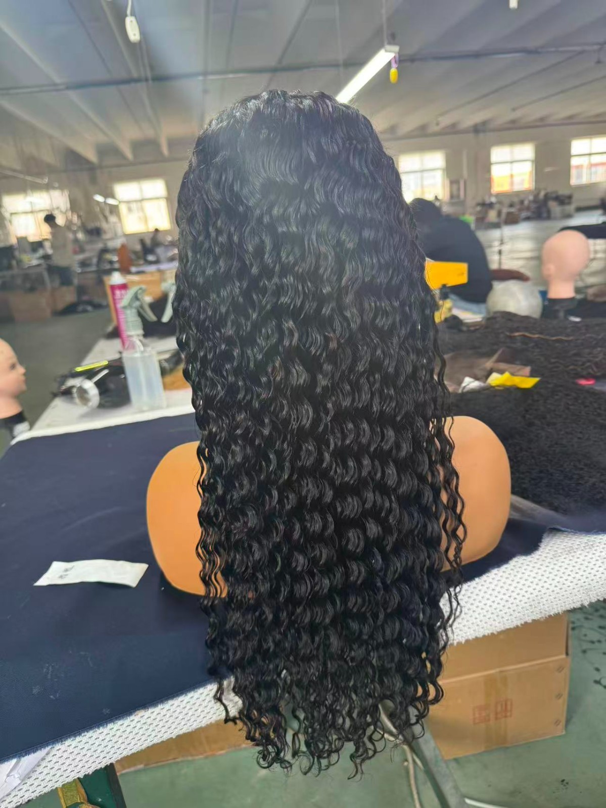 13×6 24inch water wave HD Frontal Wig 150% density 100% Human Hair