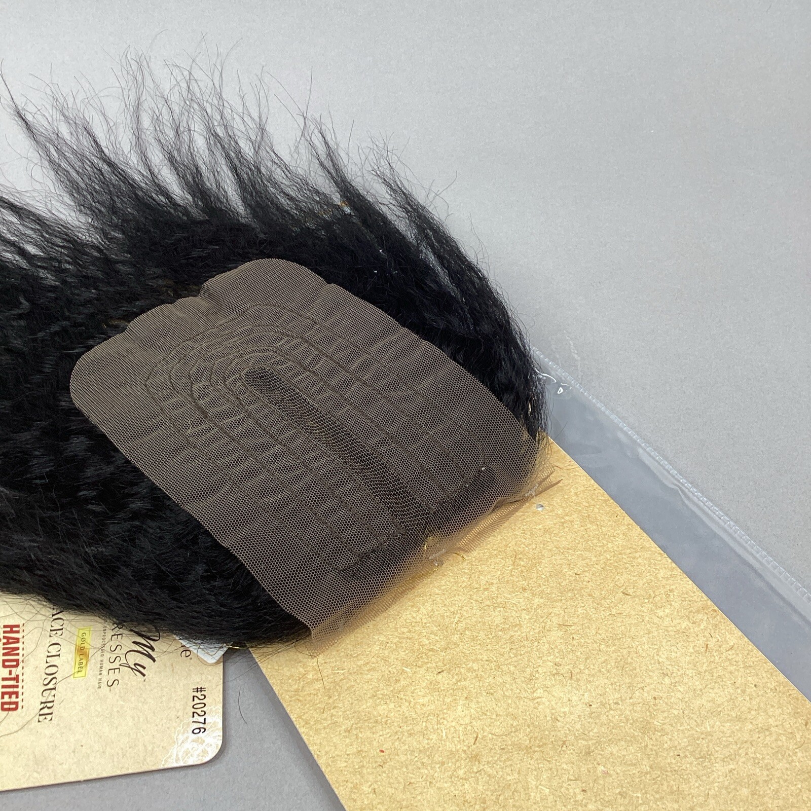 10” Blowout Straight Natural Black Lace Parting Closure Unprocessed 100% Human