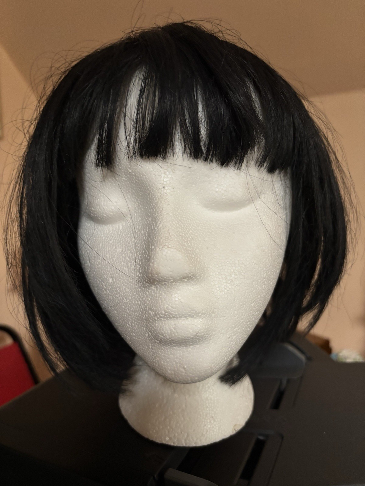 Fashion Short Straight Hair BLACK Wig Bob Style Synthetic Unbranded