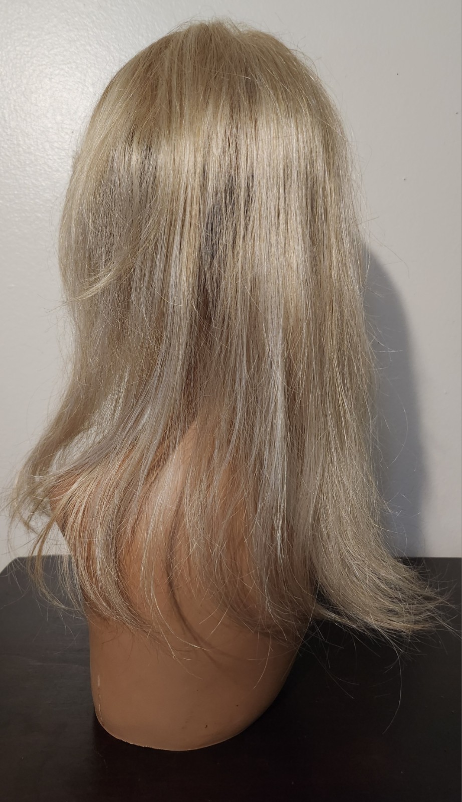 TONY OF BEVERLY Blond Full Lace TOPPER 16in Tony of Beverly
