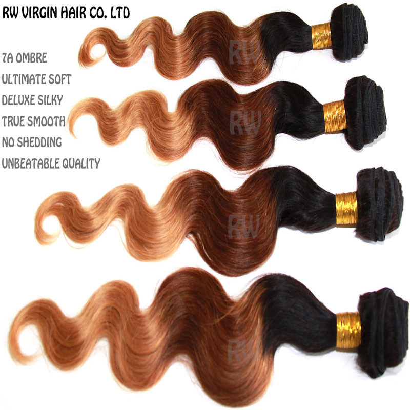 100% Unprocessed Brazilian Peruvian Indian Virgin Human Hair 7A 300g 3 bundle C7