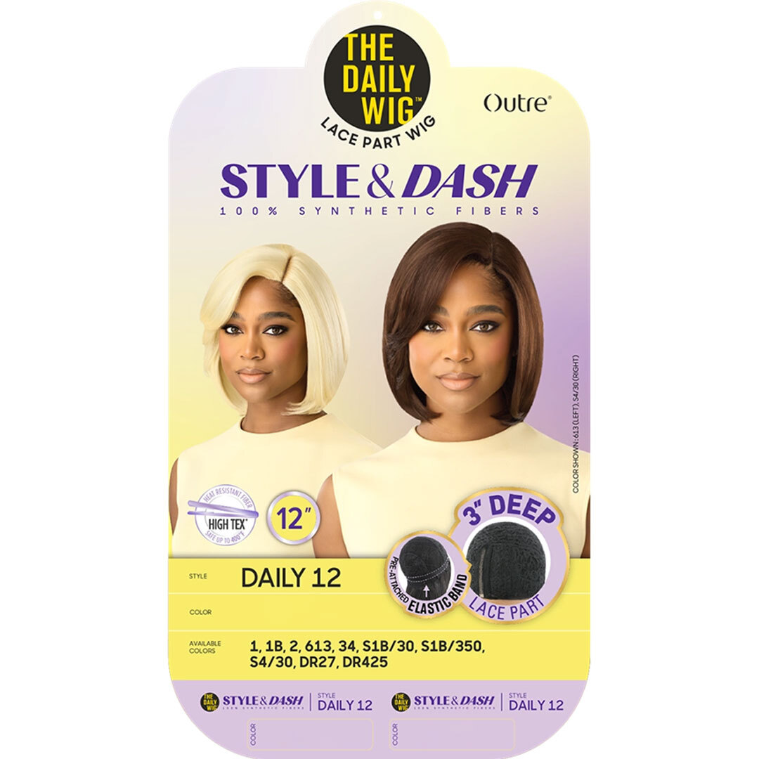 Outre The Daily Wig Style & Dash 3″ Deep Lace Part – Daily 12