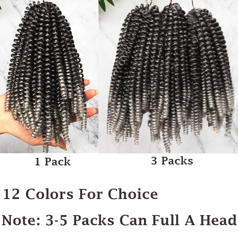 Spring Twist Braiding Hair Extensions Ombre Passion Twist Crochet Loop 30Strands
