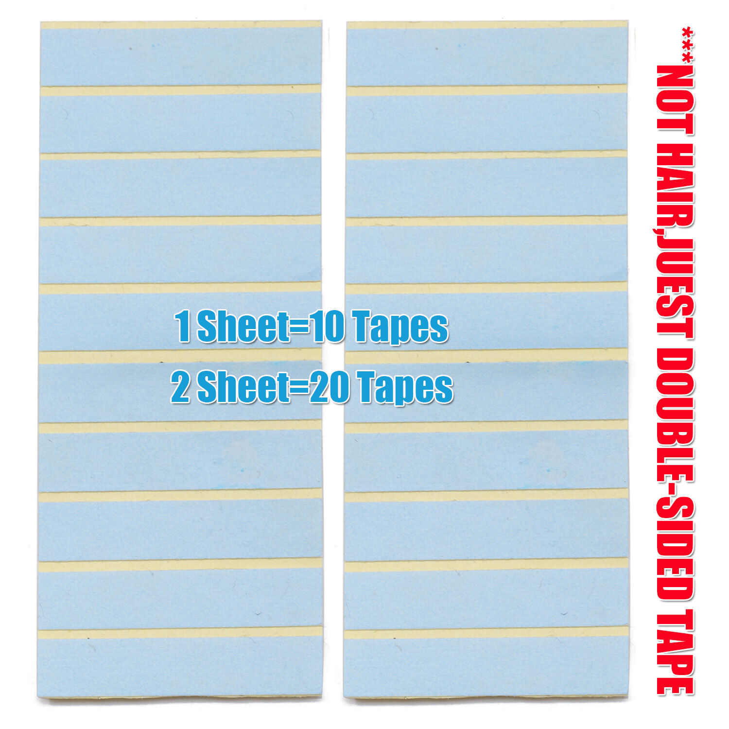 10-100PCS Double Sided Adhesive Super Tape for Tape In Hair Extensions Invisible