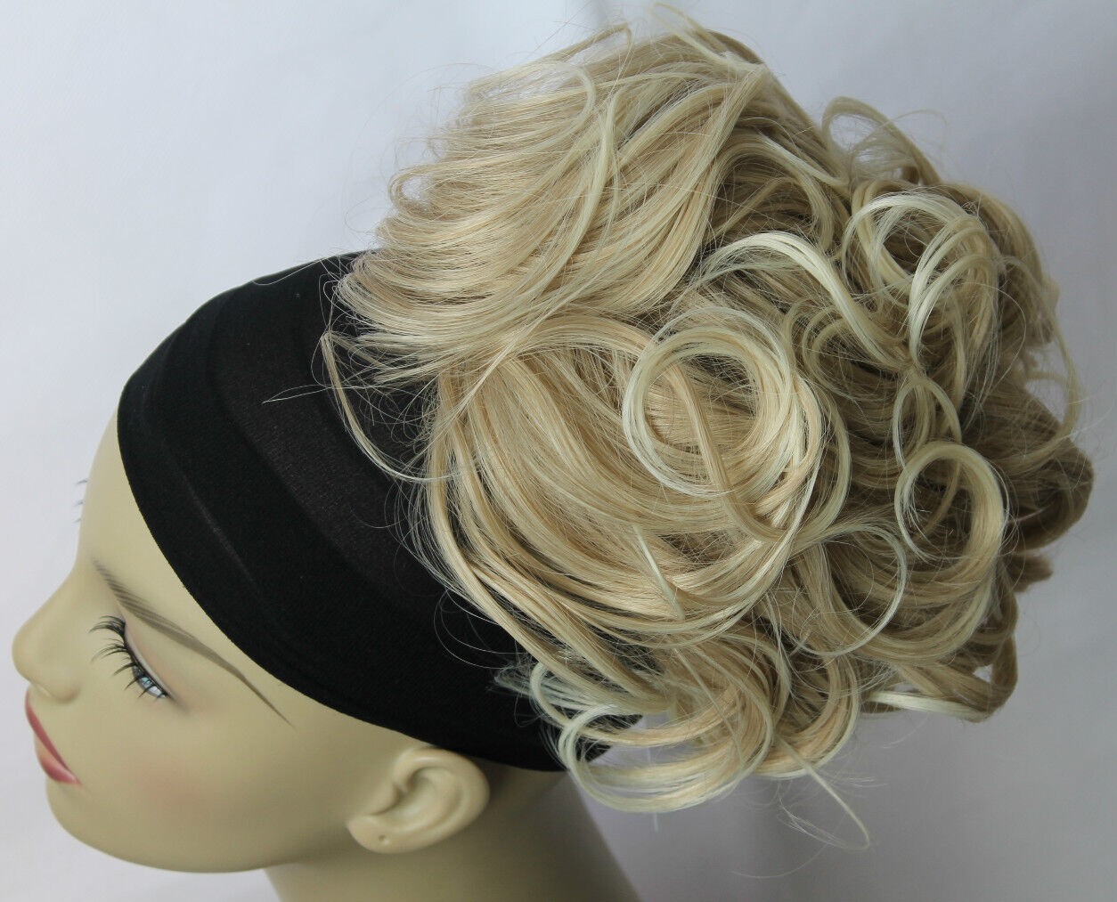 Large Curly Drawstring Hairpiece Ponytail Bun Extension Hairdo Updo For Women UK