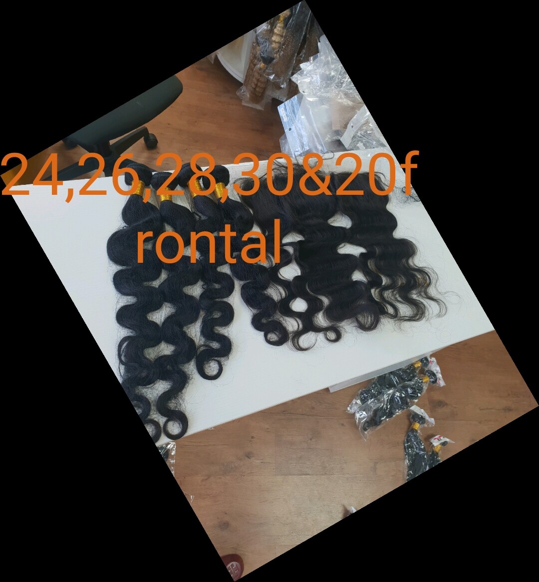 12A PERUVIAN Virgin HUMAN HAIR 5BUNDLES BODY WAVES 24+26+28+30&20 FRONTALS 13X4