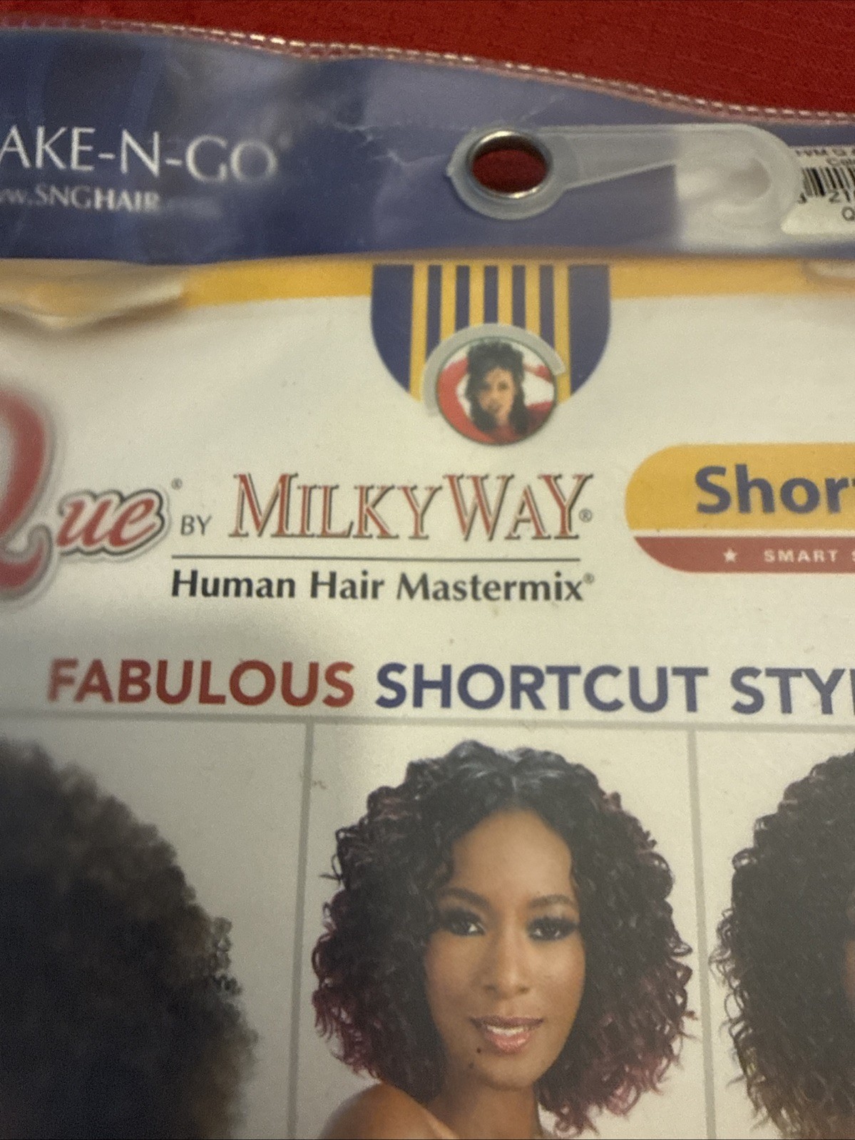 Human Hair Master BlendBrown To Red Short Sew In