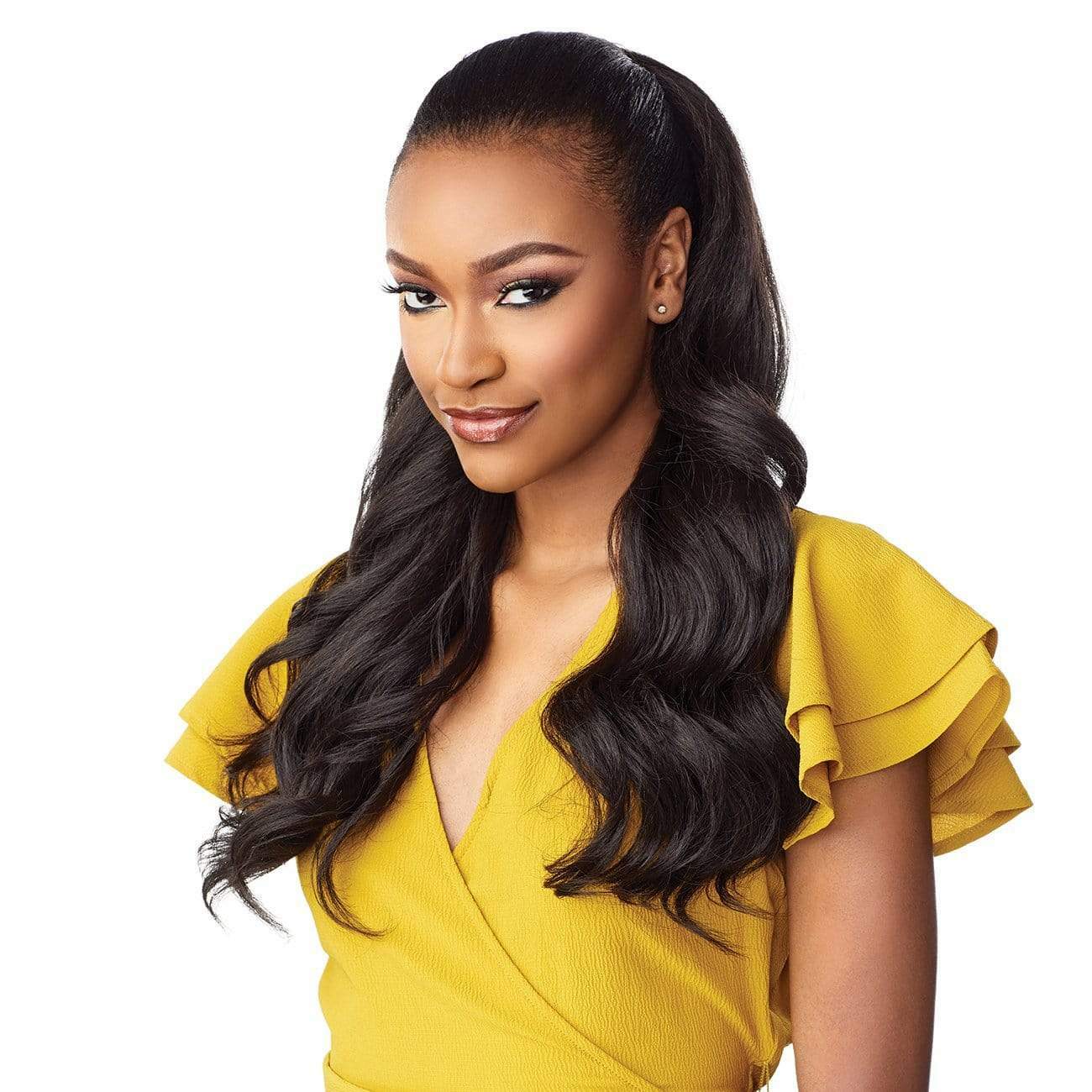 SENSATIONNEL INSTANT WEAVE SYNTHETIC HALF WIG WITH DRAWSTRING CAP – IWD 004