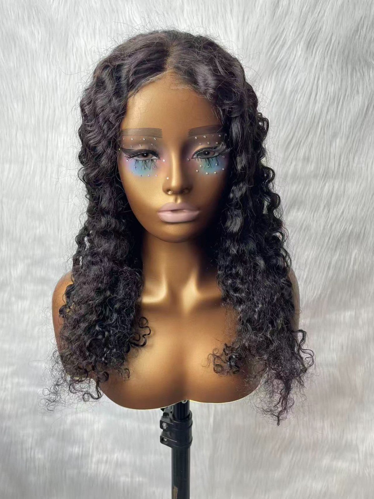 20inch 150density 9X6 HD Lace Burmese Curly Wig