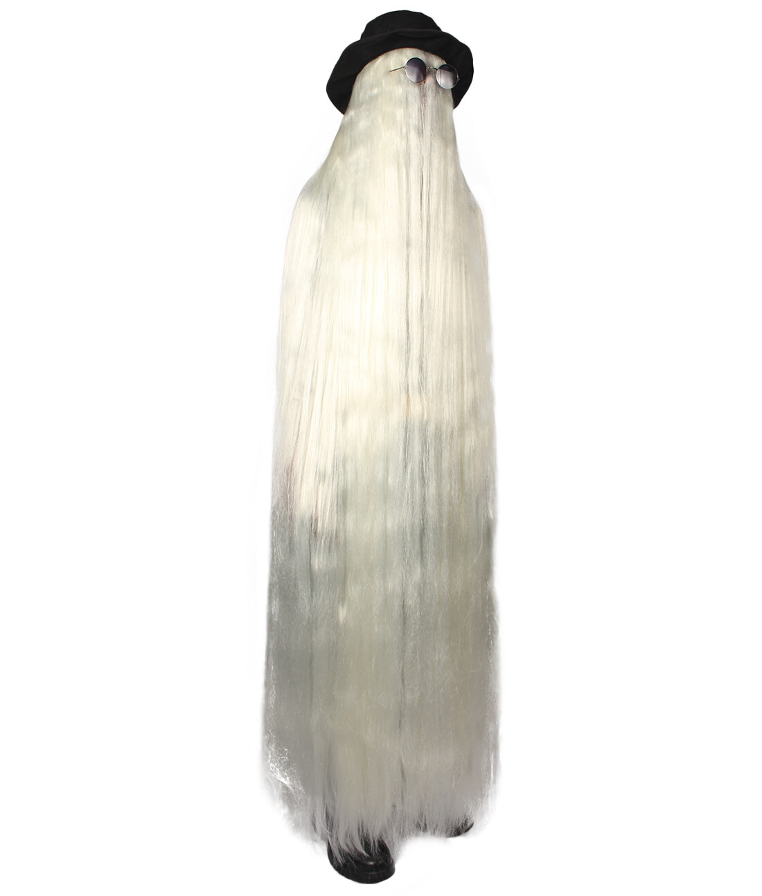 Adult Unisex Dapper Creature Playboy Cousin It Wig ,White HM-1314