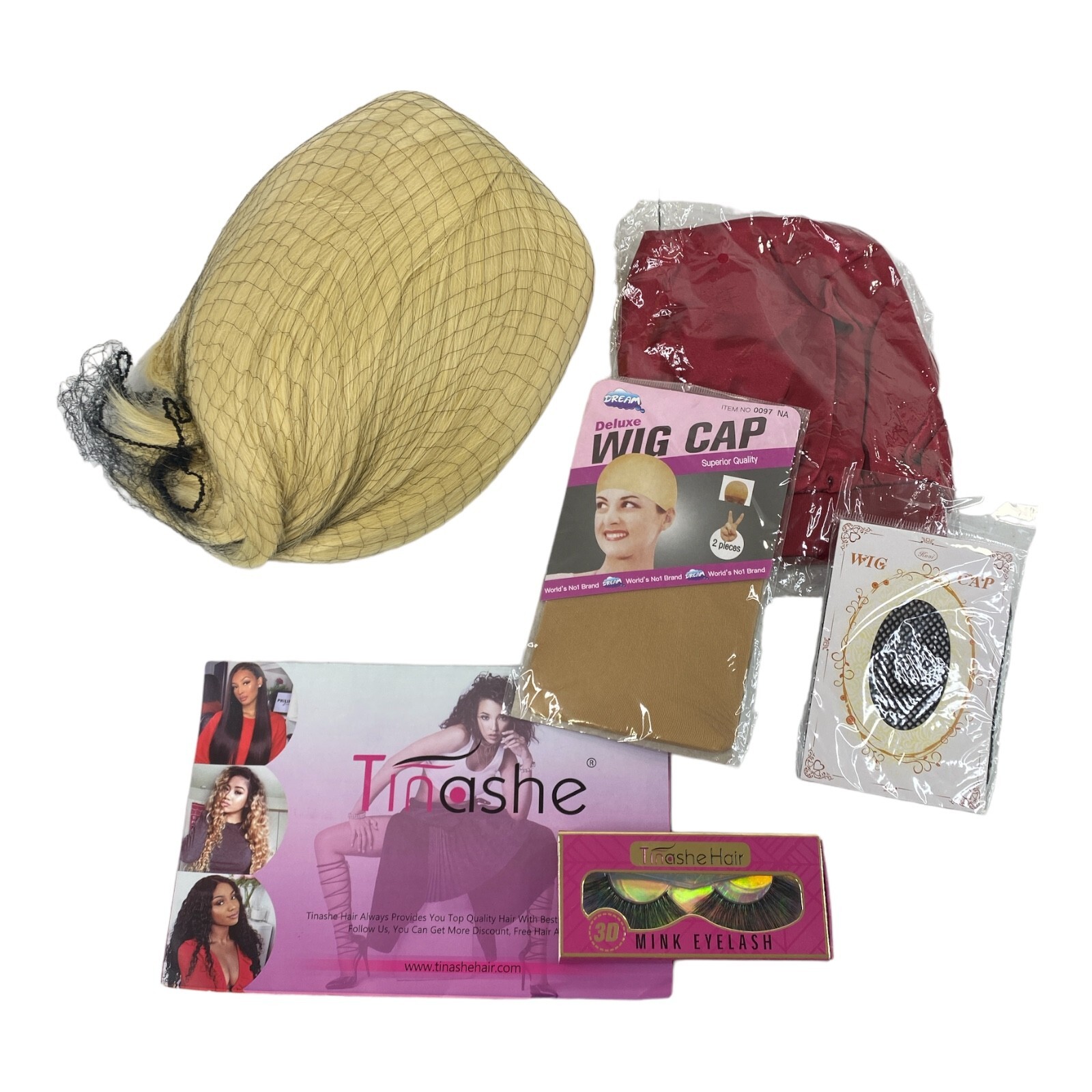 Tinashe Women’s Blonde Human Hair 3-Piece Set + Accessories B27