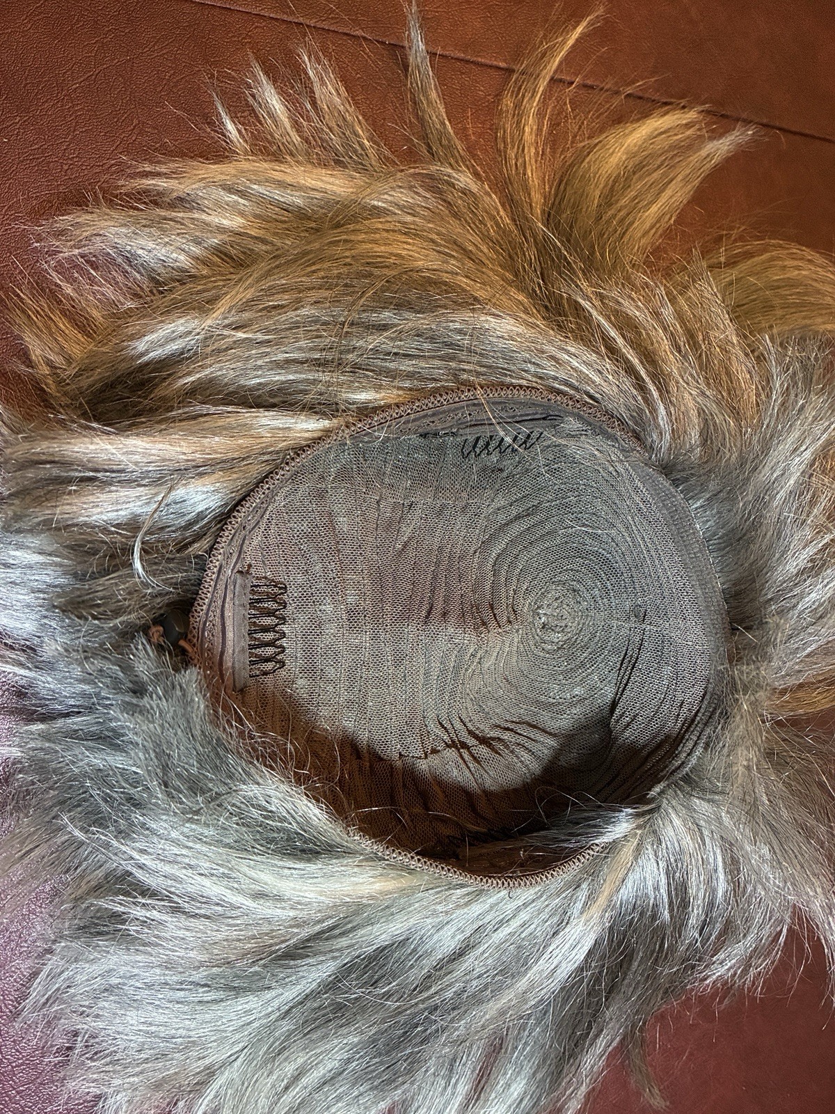 Soul Lady Straight Lace Bob Wig Salt & Pepper 100% Human Hair 8”.