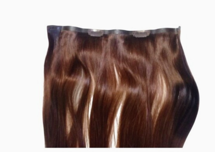 Bellame Silk Seam 55g 22″ Dark Maple Brown Volumizing Weft