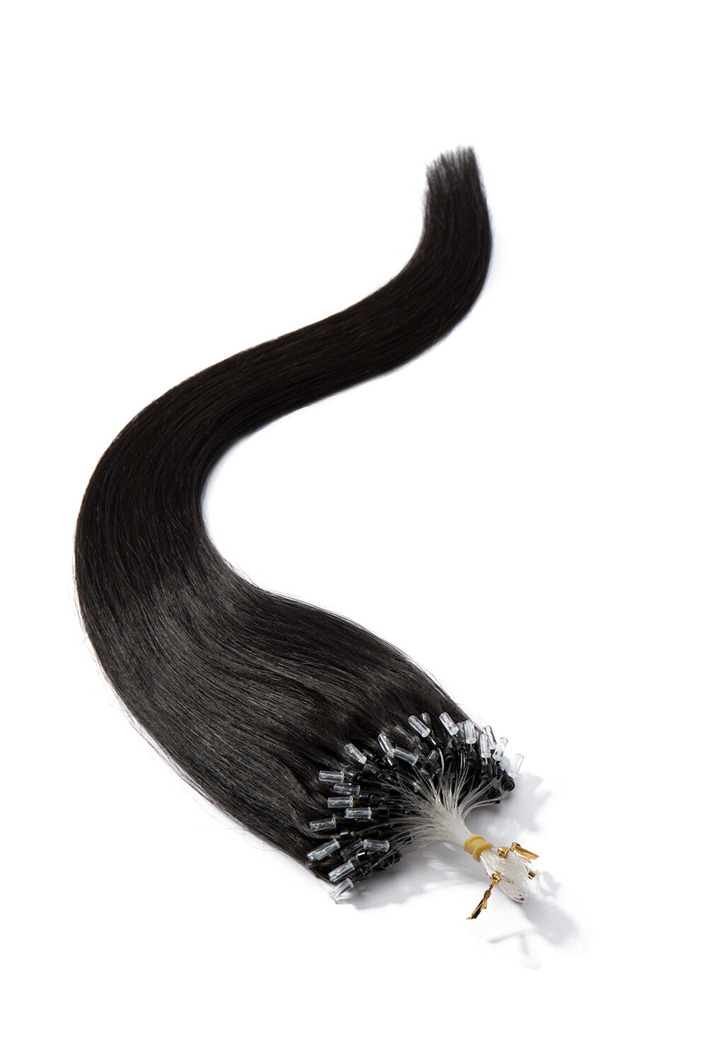 Micro Loop Remy Human Hair Extensions Microlink Bead Tip Balayage Full Head 150G