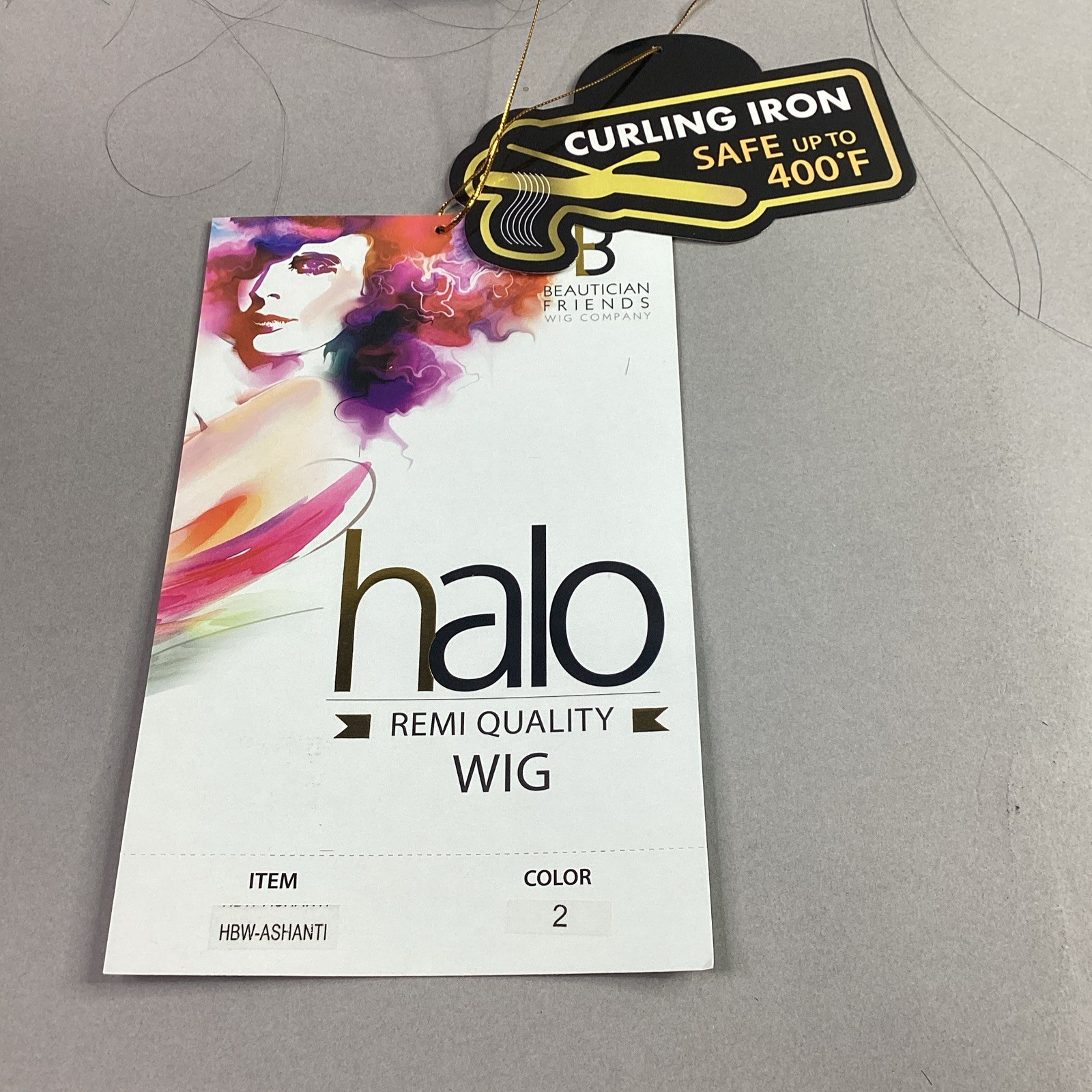 Halo Ashanti Straight #2 Darkest Brown Human Hair Blend Full Wig
