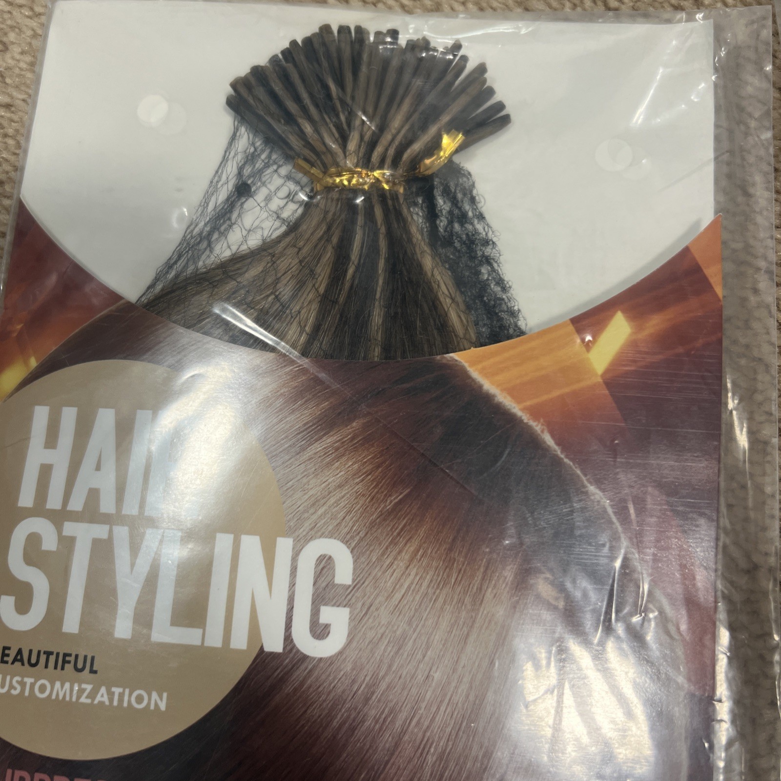 Micro I Tip Remy Human Hair Extensions Pre-Bonded Keratin 22 In, Color 4P 27