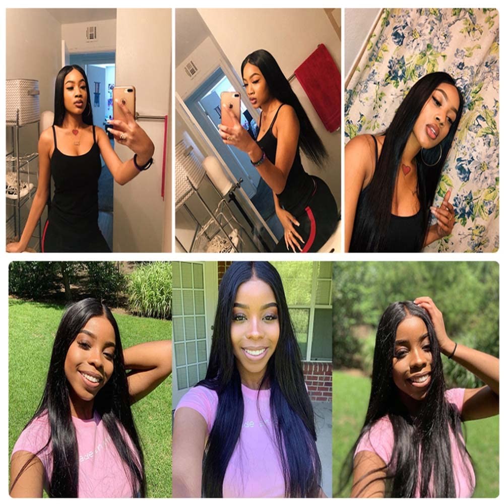 Mamart Human Hair Straight Bundles Human Hair Grade 8A Real Unprocessed Virgin