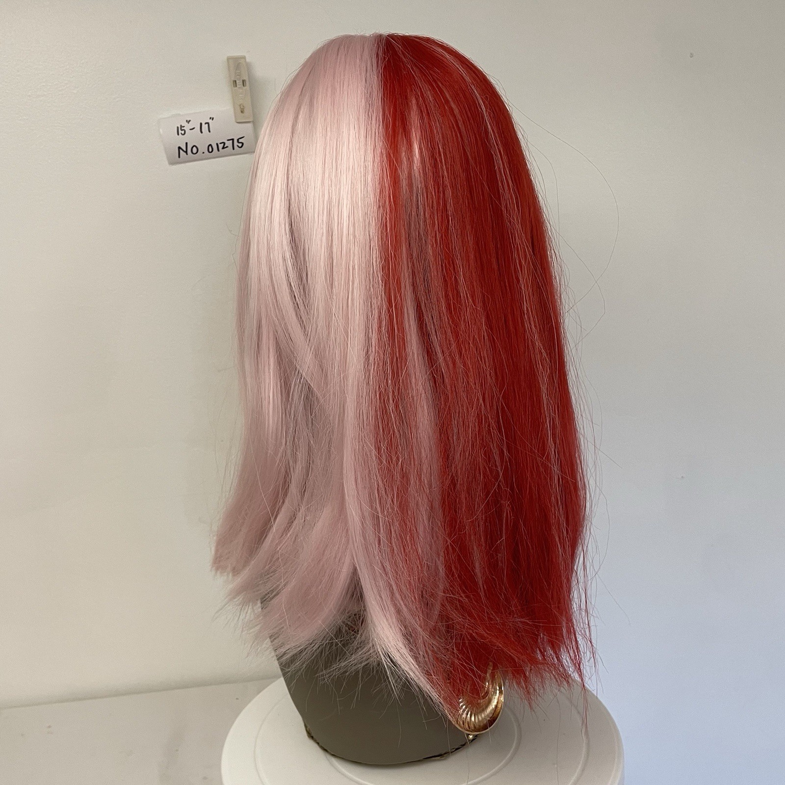 WIG. NO01275 (15-17 inch ) one size adjustable elastic band.
