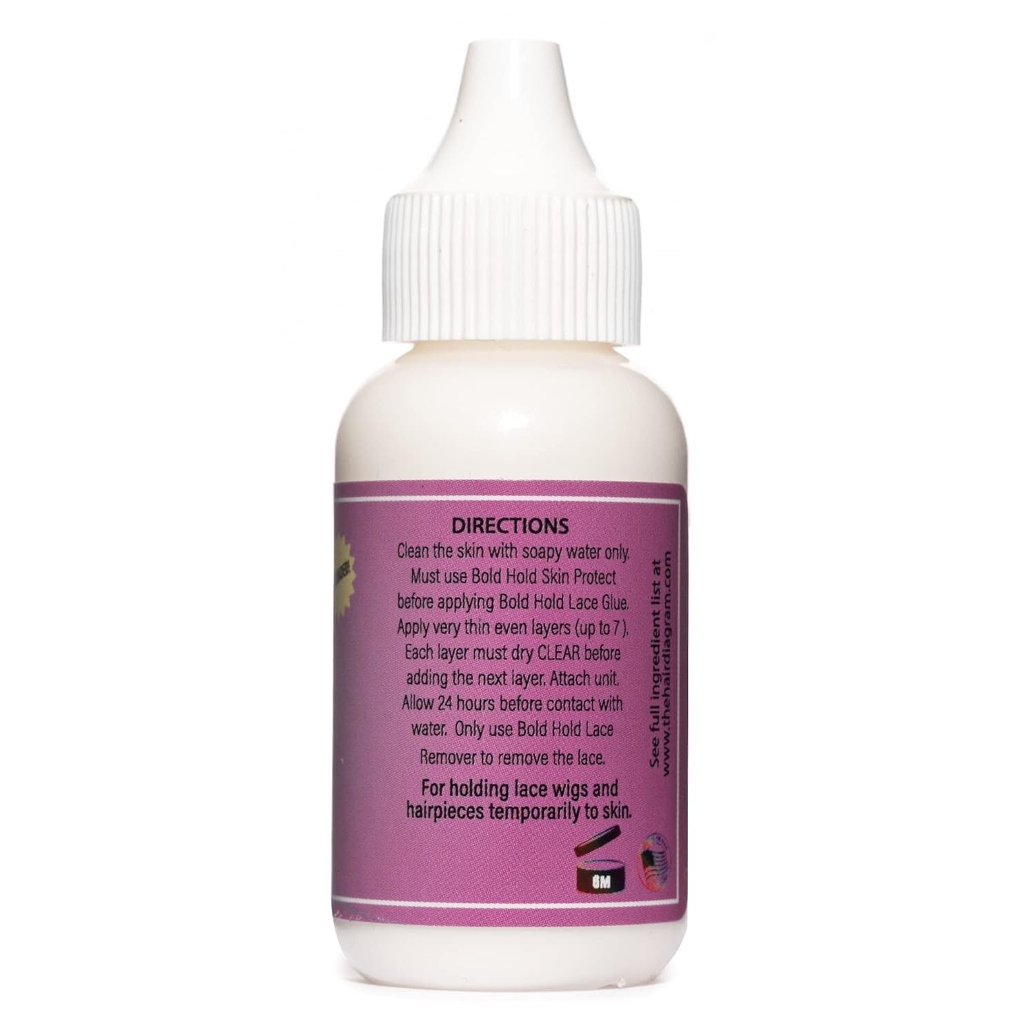 Bold Hold Active Reloaded Strong Hold Glue for Wigs, Formulated Oily Skin 1.3oz