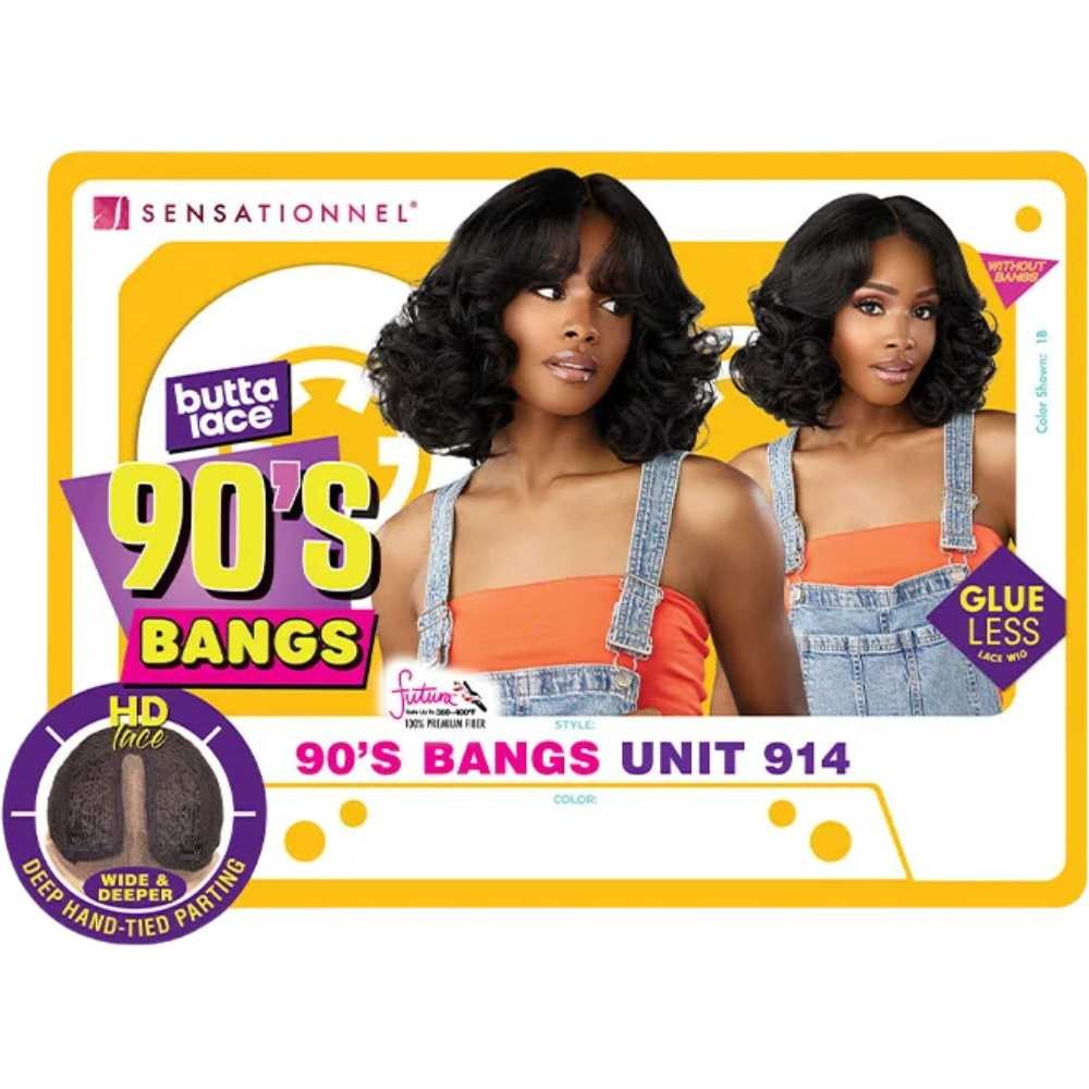 Sensationnel Butta HD Lace Front Wig – 90’s Bangs Unit 914